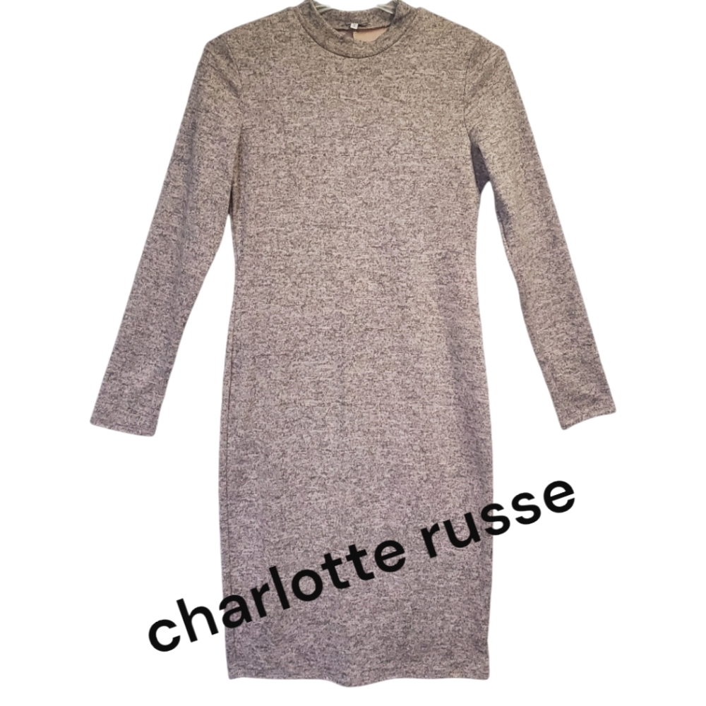 Charlotte Russe Women's Dress Midi/Bodycon Long Sleeves Size XL